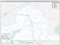 Big Horn, Mt Carrier Route Wall Map
